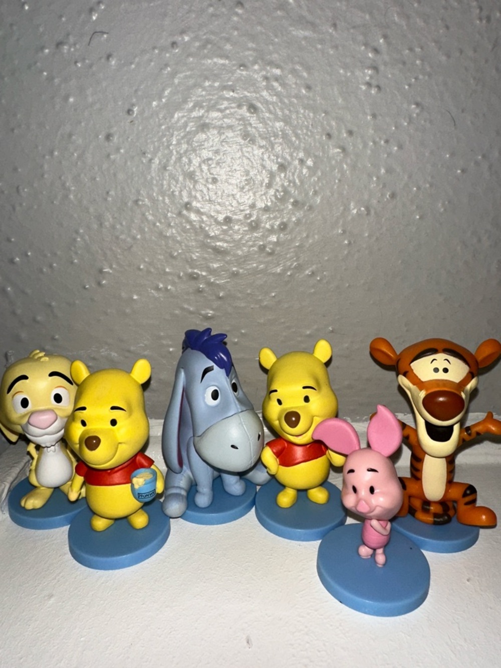 6pcs Winnie the Pooh Character figure Set